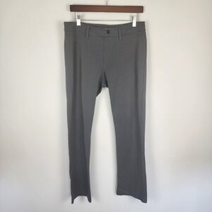American Giant Ponte Knit Pants Stretch Career Casual Gray Size 12‎